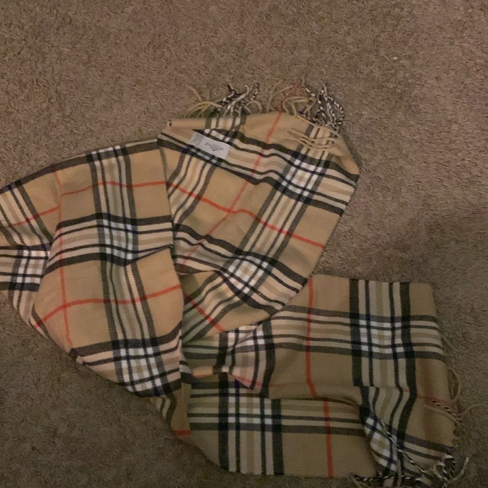 Plaid-Brown Scarf